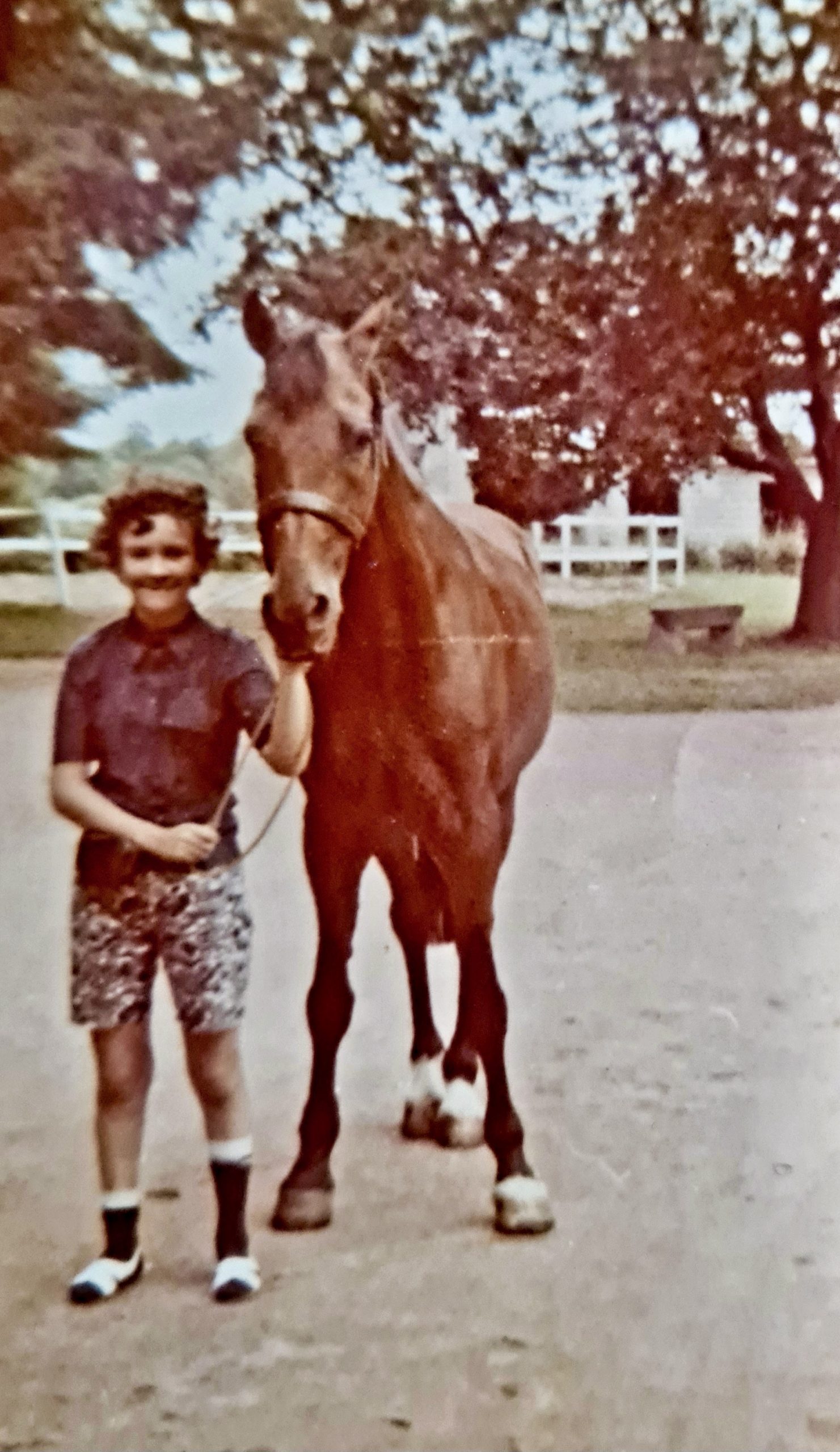 Carine et son cheval