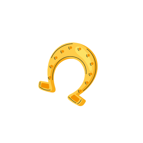 fer à cheval à la place d'une étoile